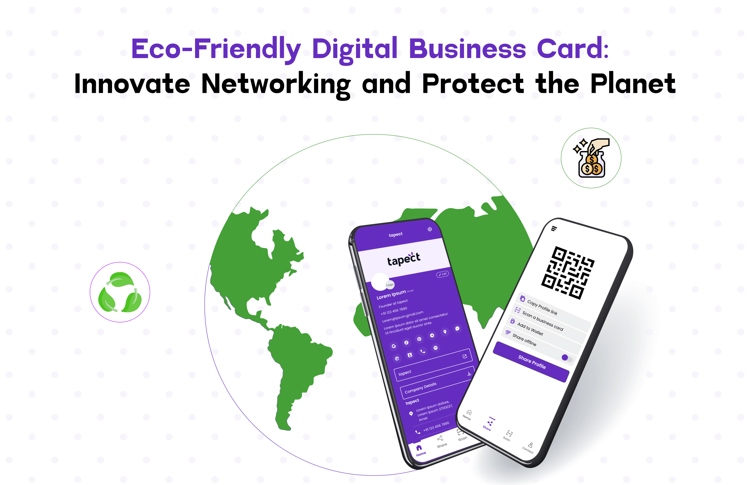 Eco Friendly Digital Business Card Innovate Networking and Protect the Planet